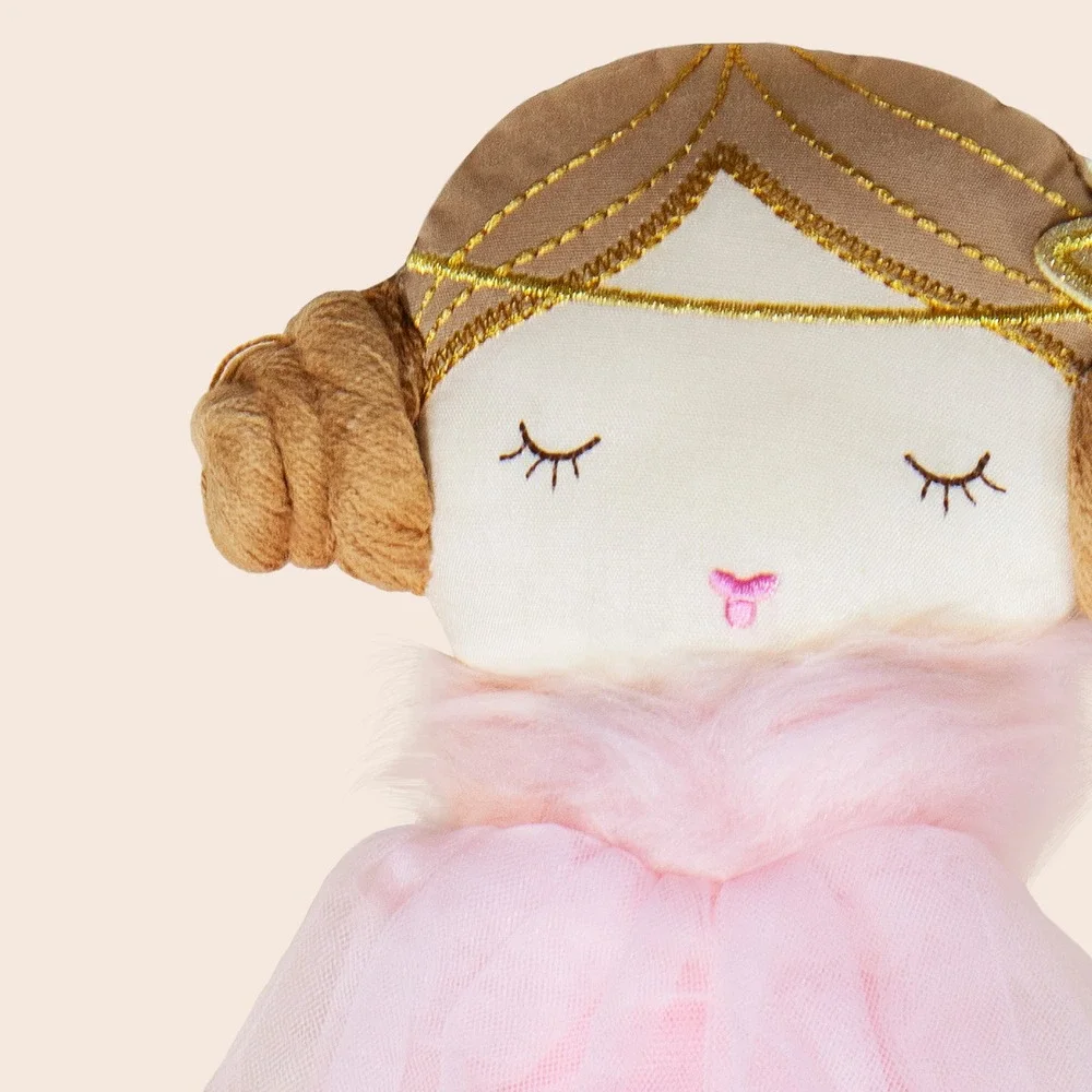 Princess Leia Plush Doll Pink Tulle Dress Star Wars Inspired Soft Toy